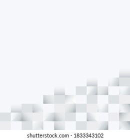 White  abstract background vector illustration.