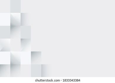 Weißer abstrakter Hintergrund, Vektorgrafik.