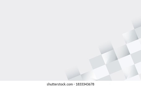 White abstract background vector illustration.