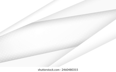 White Abstract Background Vector Illustration.