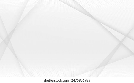 White Abstract Background Vector Illustration.