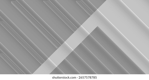Vector de fondo abstracto blanco, concepto de forma moderna.
