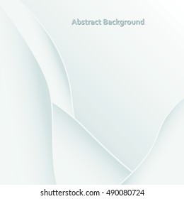 White abstract background volume. Eps 10.