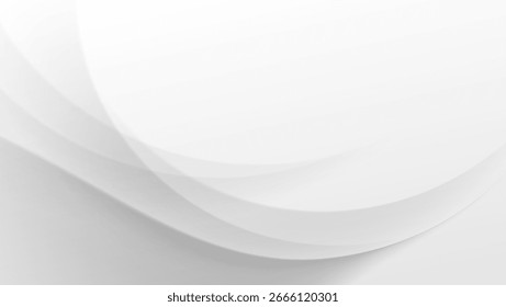 fundo abstrato branco com onda. adequado para papéis de parede, cartazes, layouts de sites e projetos de arte digital.