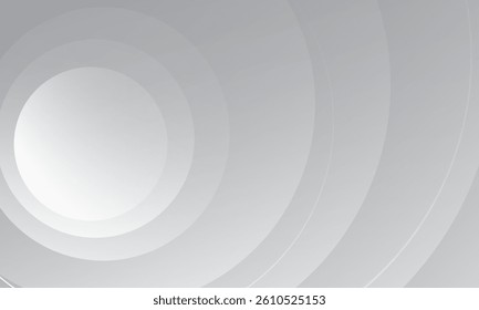 White abstract background with waves. Eps10 vector
