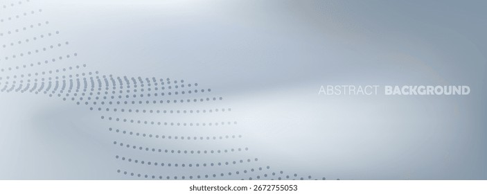 Fondo abstracto blanco con líneas onduladas. Concepto de tecnología de futuro digital. eps10
