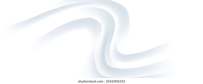 Fondo abstracto blanco con líneas líquidas onduladas