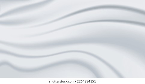 White abstract background with wavy shapes. Backgrounds for postcards and banners, for advertising and business, posters, websites and covers, vector illustration for graphic design