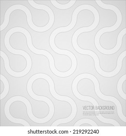 White abstract background with winding elements