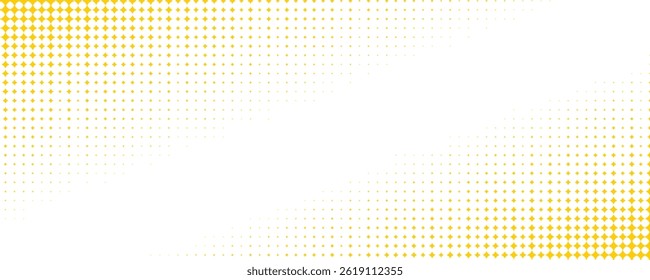 White abstract background and yellow square