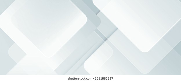 Anuncio abstracto blanco. Moderno Anuncio gris blanco elegante con diseño creativo y líneas brillantes. Diseño de rayas de Vector mínimo. Elemento gráfico de textura simple.