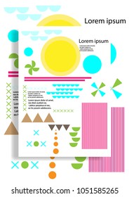 White abstract covers with a geometric pattern. White forms with a composition of gradients. Eps10 vector template.