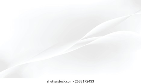 Curva abstrata branca e fundo brilhante da onda