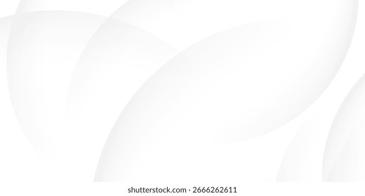 Fundo de linhas curvas abstrato branco. design moderno na moda na ilustração vetorial