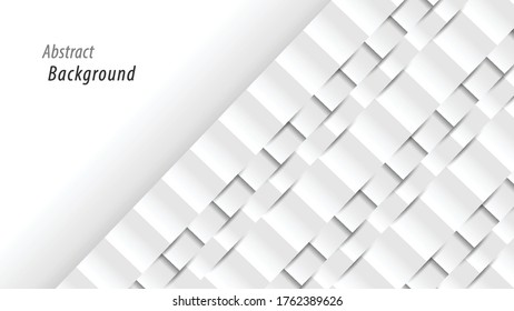 White abstract diagonal geometric background. vector silver background for cover, book, banner, web page, poster, card, advertisement, brochure, flyer, catalog, leaflet, ads, annual report, decorate wall