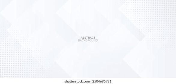 White abstract dot background. Modern lines pattern. Futuristic concept. Minimal geometric design.
