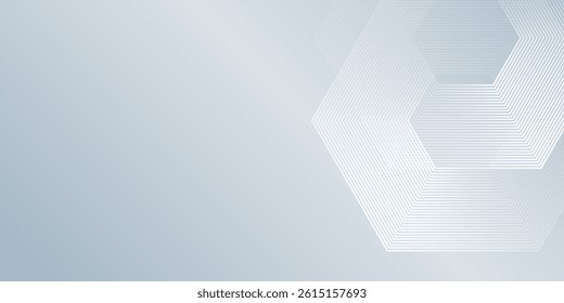 White abstract with dynamic wavy hexagon texture. suitable for wallpaper illustration abstract modern simple