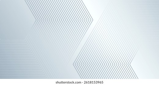 White abstract with dynamic wavy hexagon texture. suitable modern abstract art design