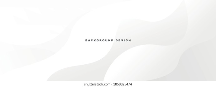 White abstract elegant modern Background. Wave gradient design style. Space concept.