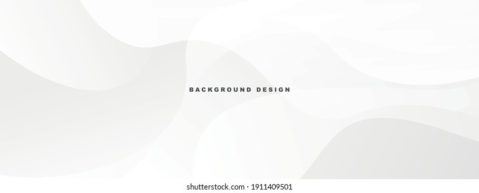 White abstract elegant modern Background  Wave gradient design style  Space concept  landing page 	