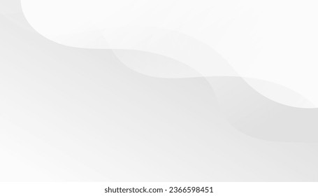 White abstract elegant modern Background. Wave gradient design style. Modern minimal vector design template. vector design concept. Decorative web layout or poster, banner