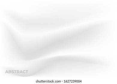 white abstract flowing background. Modern concept.