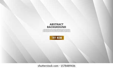 white abstract geometric background. Modern shape concept