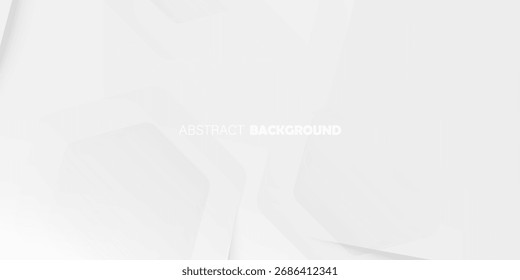 White Abstract Geometric Background. Modern creative trendy design in vector EPS 10
