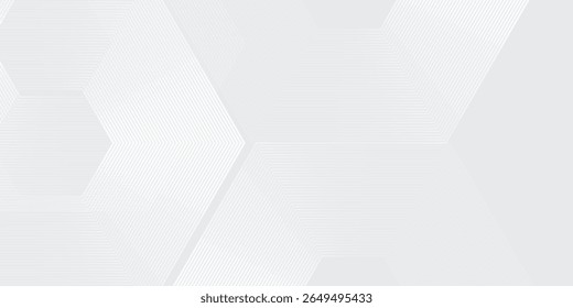 White abstract geometric abstract background overlap layer on bright space simple abstract modern