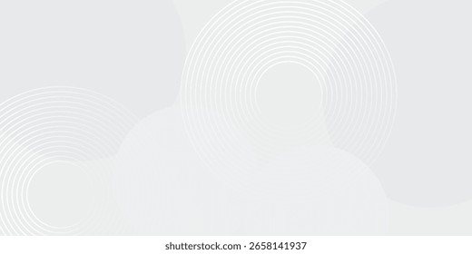 White abstract geometric abstract background overlap layer on bright space with lines effect decoration simple