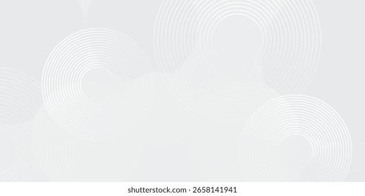 White abstract geometric abstract background overlap layer on bright space with lines effect decoration simple modern