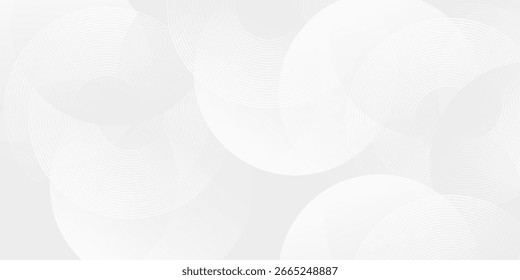 O fundo abstrato geométrico abstrato branco sobrepõe a camada no espaço brilhante com a decoração de efeito de linhas. Gráfico moderno simples abstrato design moderno