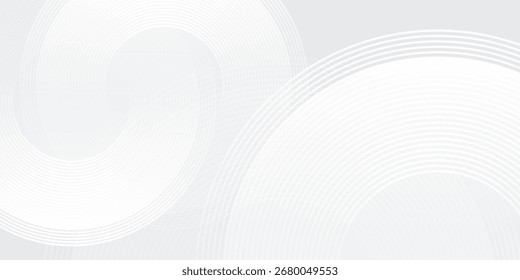 White abstract geometric abstract background overlap layer on bright space with lines simple modern abstract