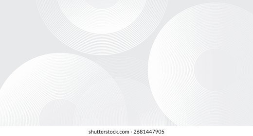 White abstract geometric abstract background overlap layer on bright space with lines effect decoration simple abstract modern