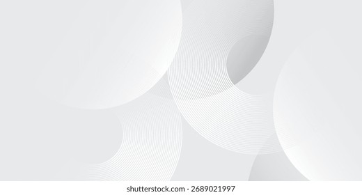 El fondo abstracto geométrico abstracto blanco se superpone en el espacio brillante con la decoración del efecto de las líneas. Gráfico moderno simple abstracto