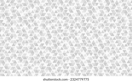 Fondo geométrico abstracto blanco. Patrón poligonal. Ilustración vectorial.