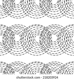 White abstract geometric background. Seamless pattern for fabric, paper and other printing and web projects.