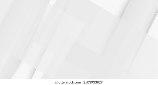 White abstract geometric background as stage with crossed lines, corners and polygon shapes as wall, wood table in soft light gradient white color modern