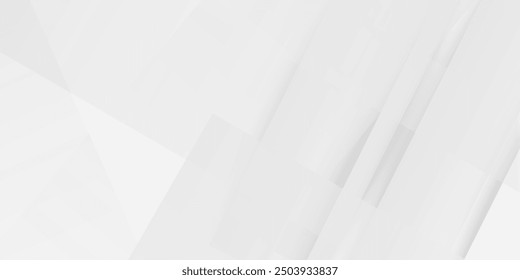 White abstract geometric background as stage with crossed lines, corners and polygon shapes as wall, wood table in soft light gradient white color arts abstract