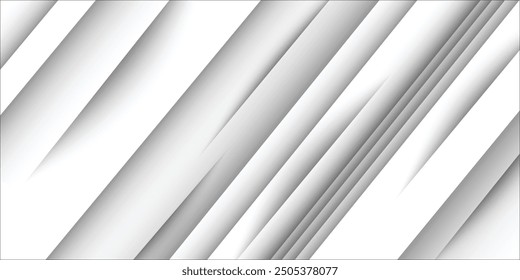 White abstract geometric background as stage with crossed lines, corners and polygon shapes as wall, wood table in soft light gradient white color modern