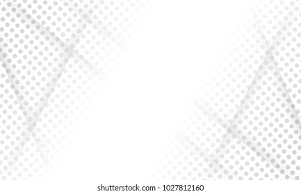 white abstract geometric background texture halftone design.