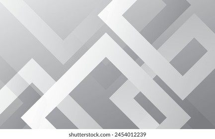 White abstract geometric background. Vector illustration