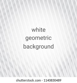 white abstract geometric background for your design