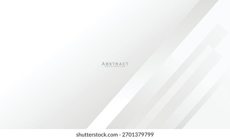 Diseño de fondo de Vector Corporativa geométrico Abstractas blanco para presentación de negocios modernos, Tecnología y Plantilla de Web mínima