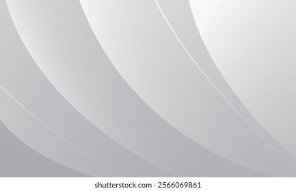 White abstract geometric modern background. Vector illustration