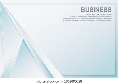 White abstract geometric shape background