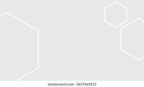 White abstract geometric shapes background 