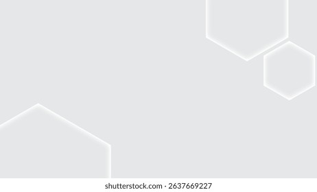 White abstract geometric shapes background 