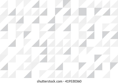 White abstract geometric triangular polygon style illustration graphic background