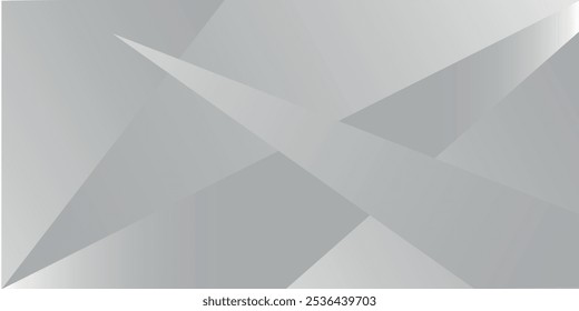 White abstract gradient background with triangular decoration on the sides.